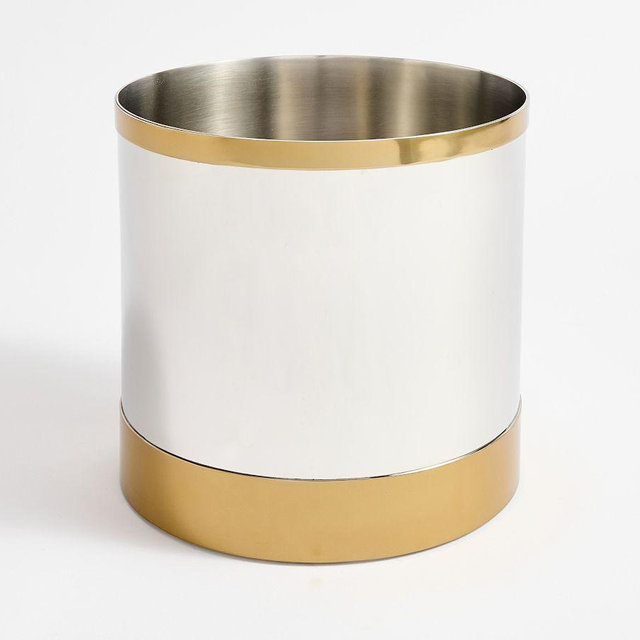 Fillmore Champagne Bucket - Brass/Silver