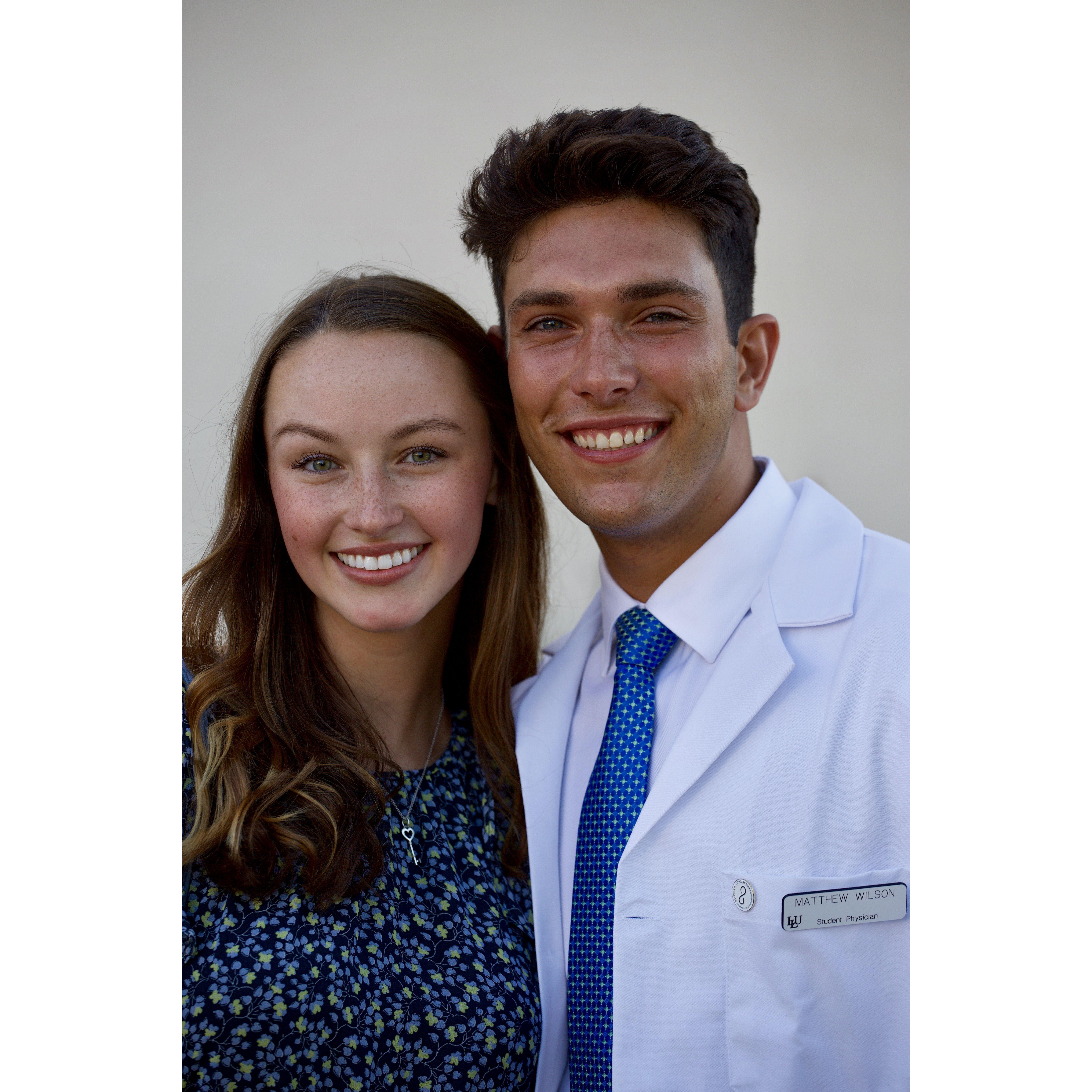 August 2019; Matthew's Medical School White Coat Ceremony