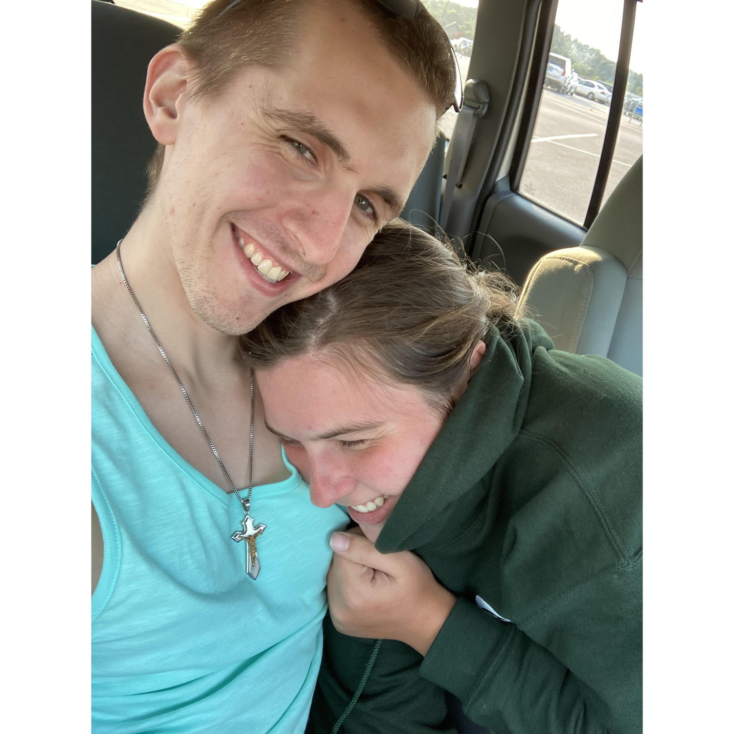 The beginning of long distance dating and many, many (MANY) car dates in Walmart parking lots