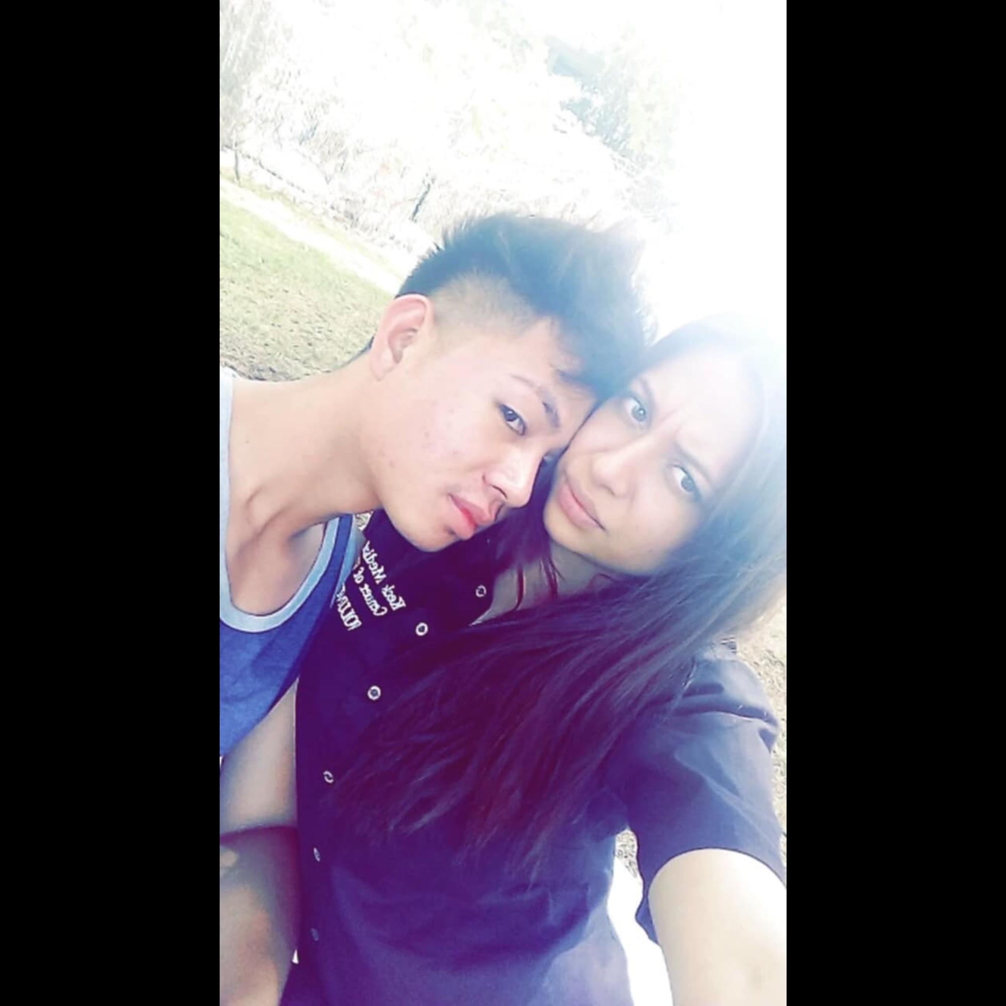 Our first picture together, 2015