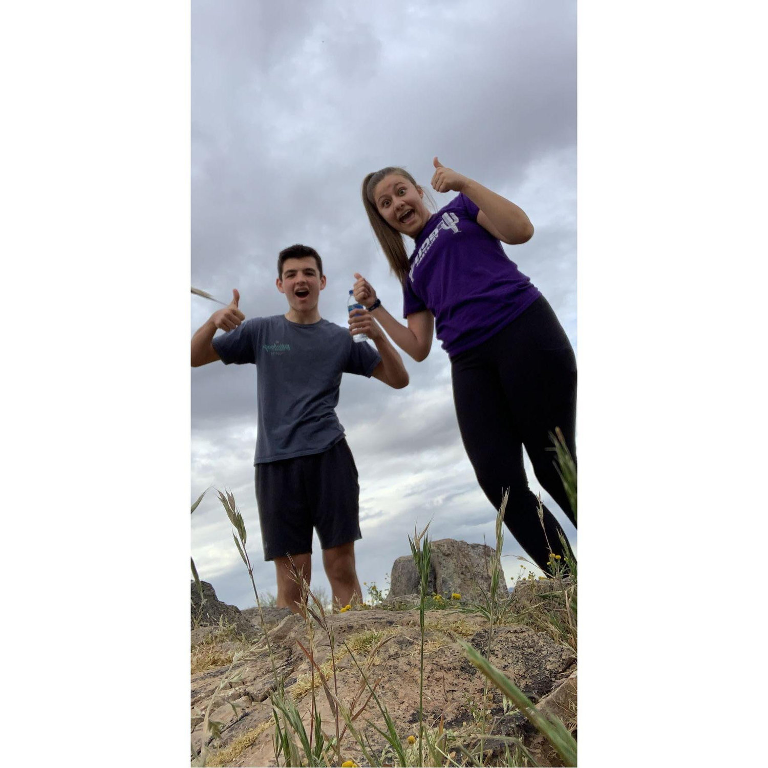 Emma & Logan's first year of dating was during the peak of Covid-19. They spent lots of time together outside hiking and enjoying God's creation together!