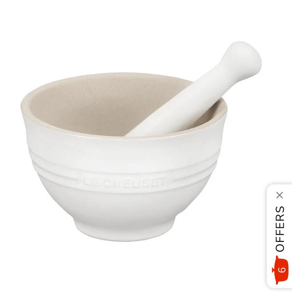 White Mortar & Pestle