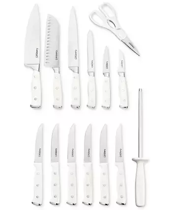 Cuisinart 15-Pc. Triple Riveted Cutlery Set