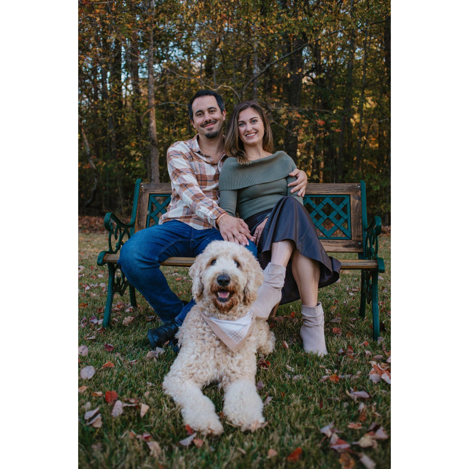Family photo with our sweet Copper boy <3