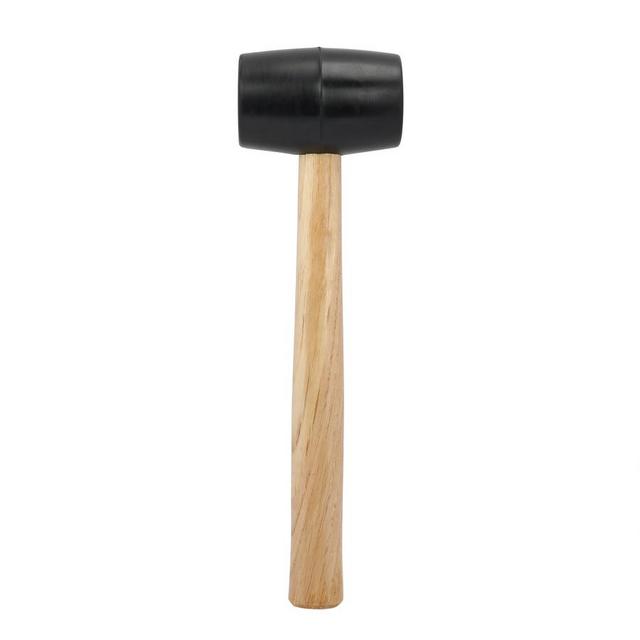 WORKPRO 16 oz. Smoothed Face Rubber Mallet