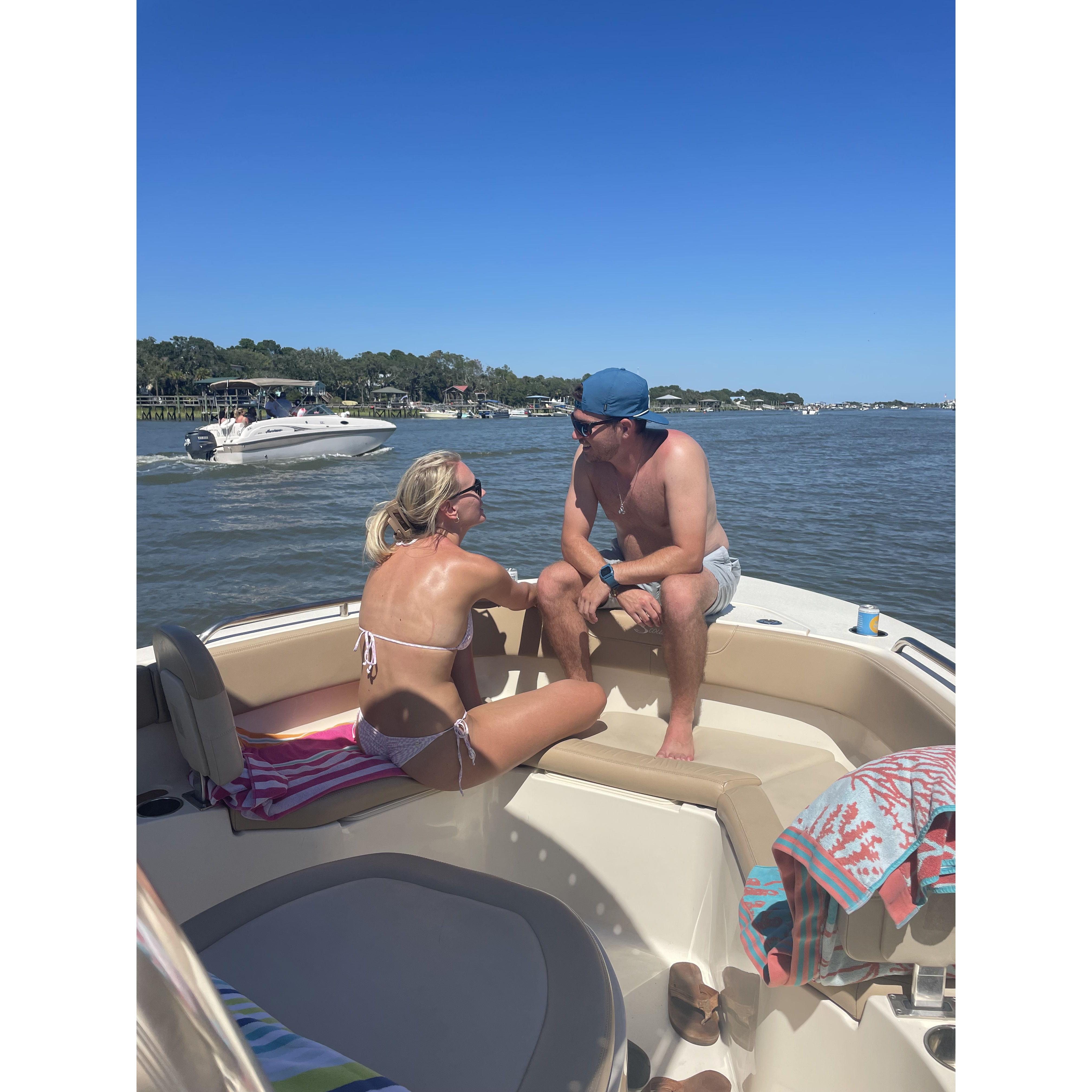 Boat day in Charleston!