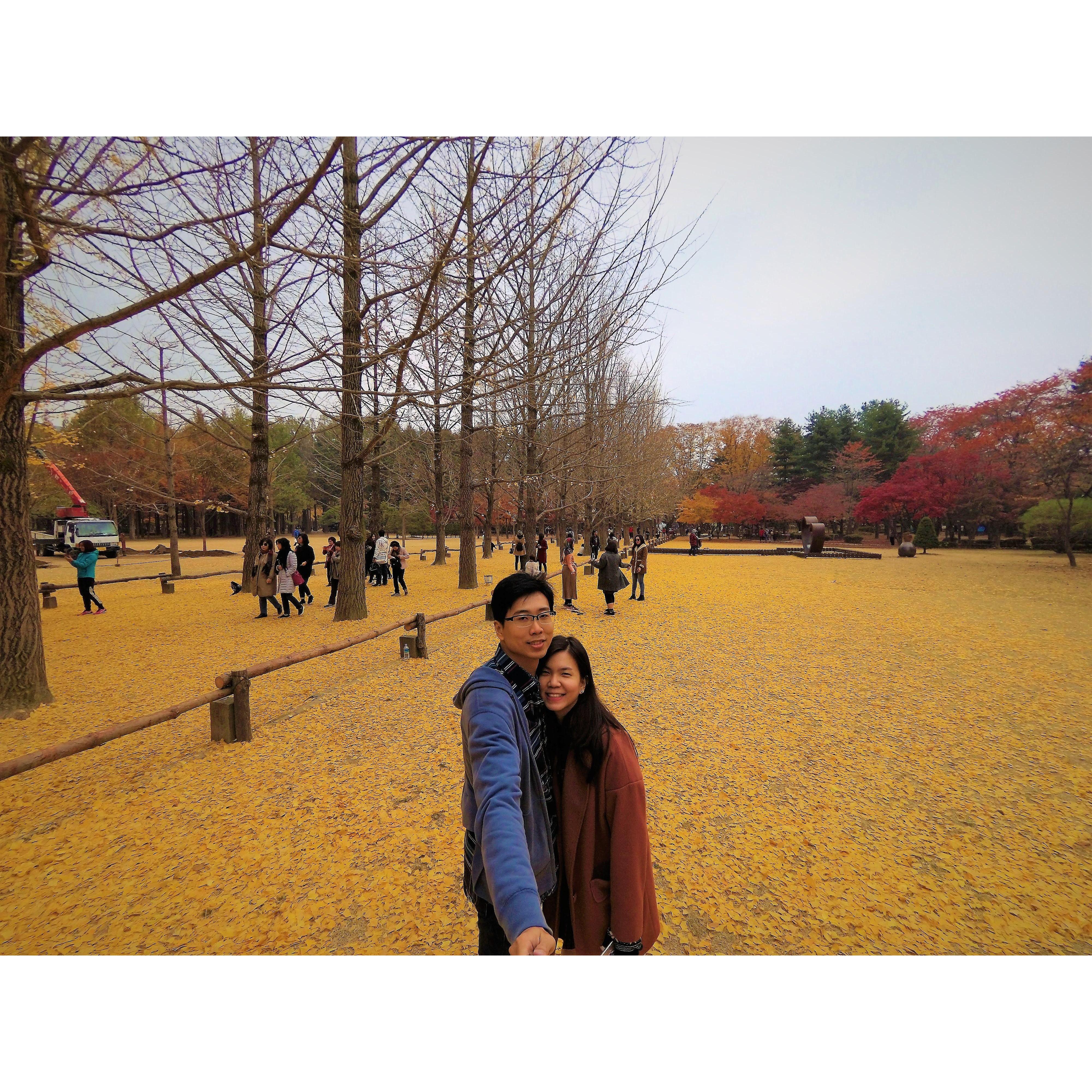 Beautiful scenery with Beautiful Girl