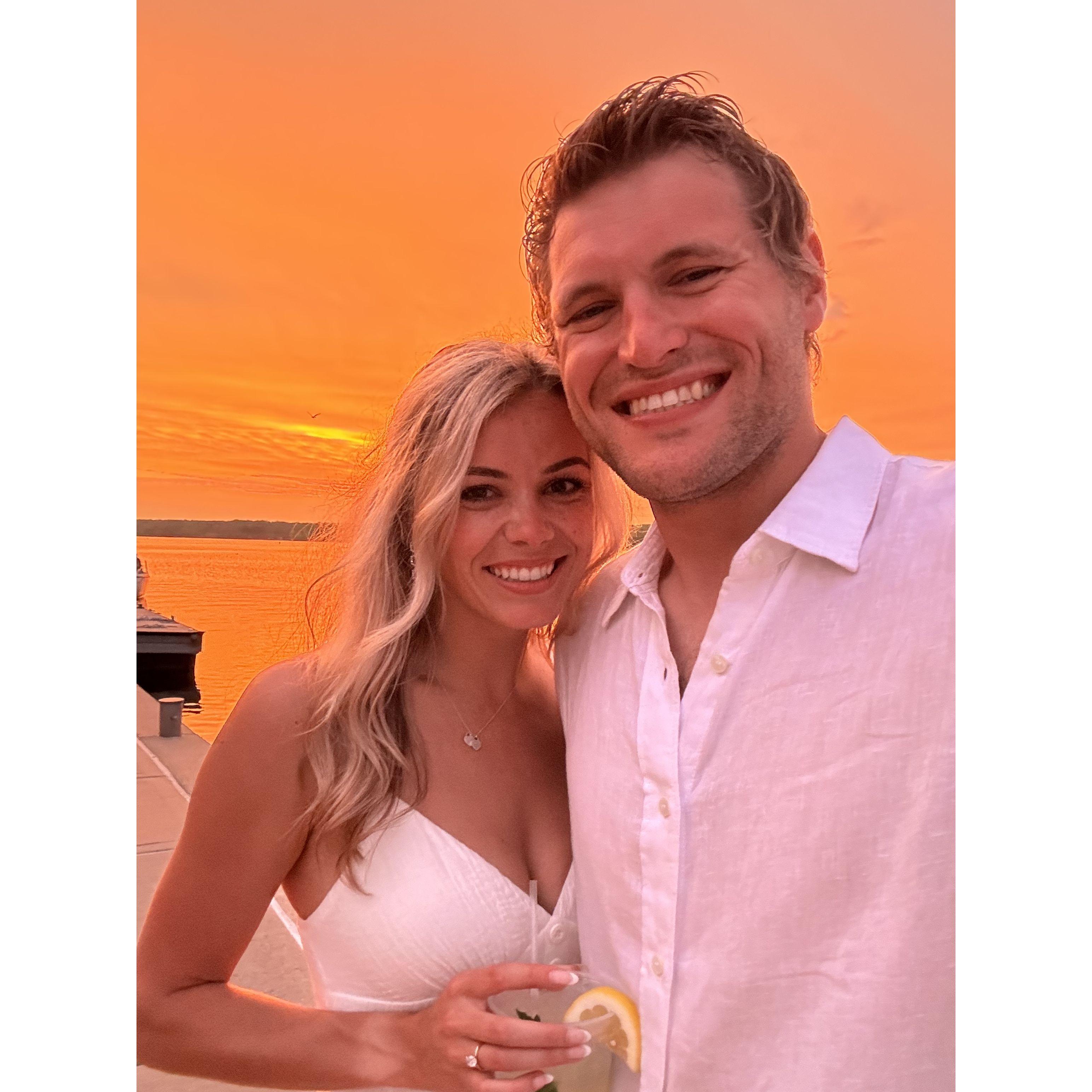 7/15/24: The night of our engagement photos. God blessed us with the most beautiful night!