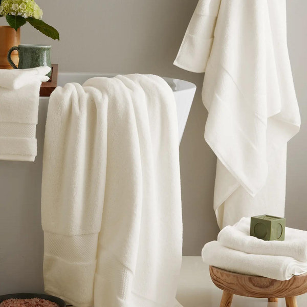 Turkish Ultra Plush Bath Towel Bundle - Ivory