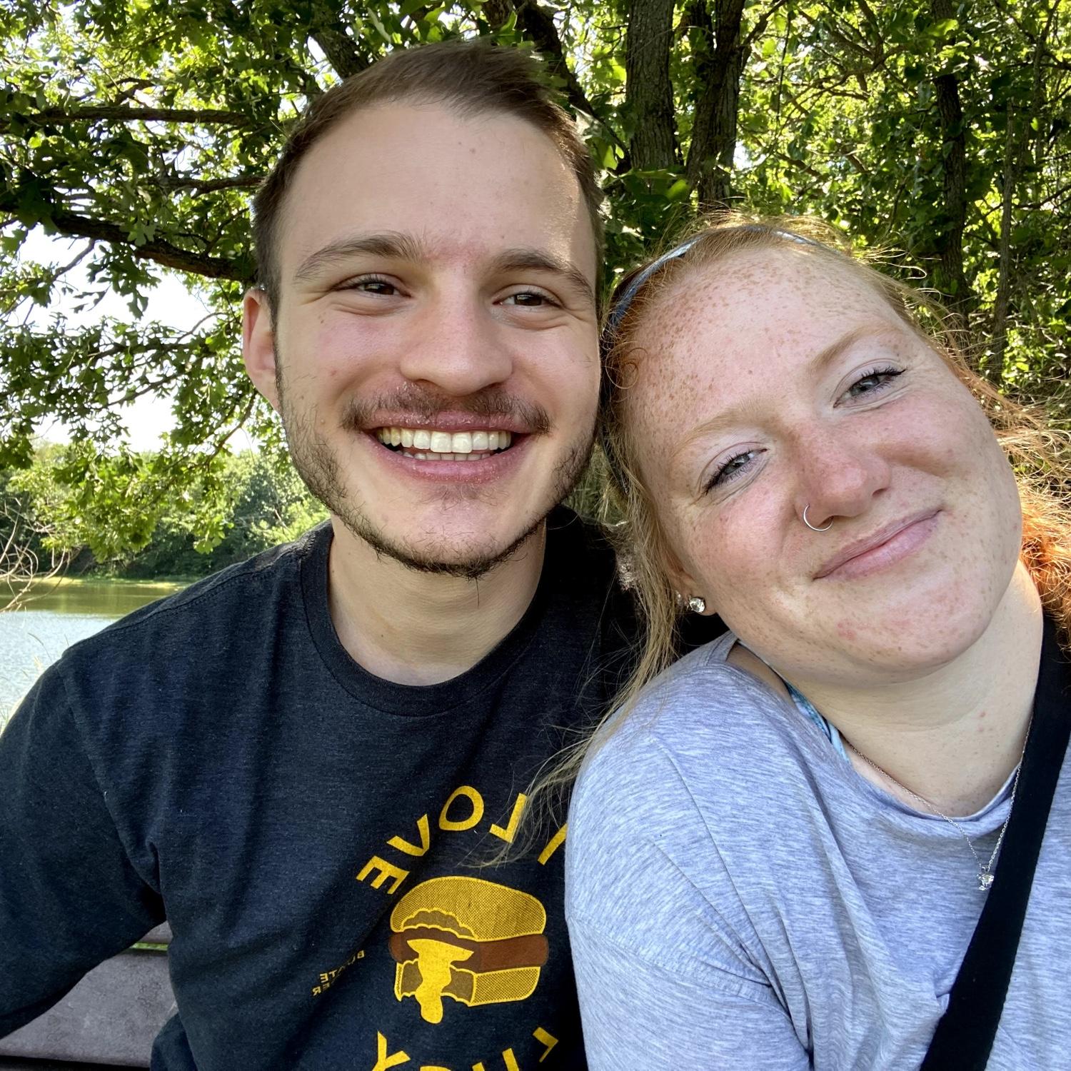 (2021) First photo Sarah has on her phone with Andy :)