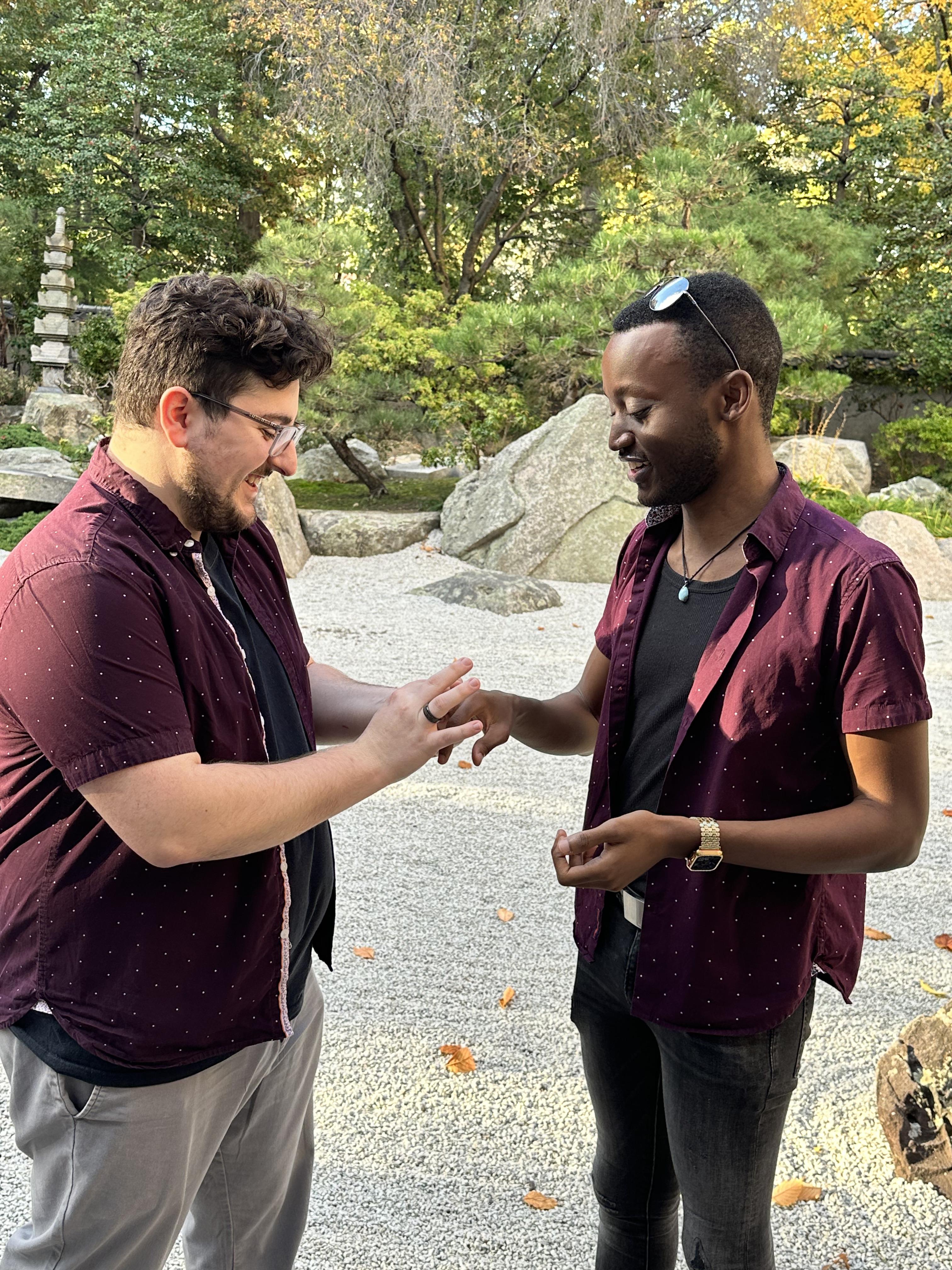 The Wedding Website of Jonah Kirumira-Brooks and Trevor Kirumira-Brooks