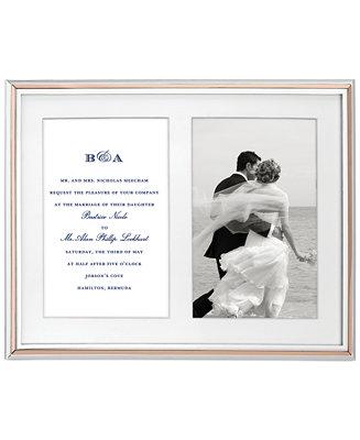 Kate Spade New York - Rosy Glow Double Invitation Frame