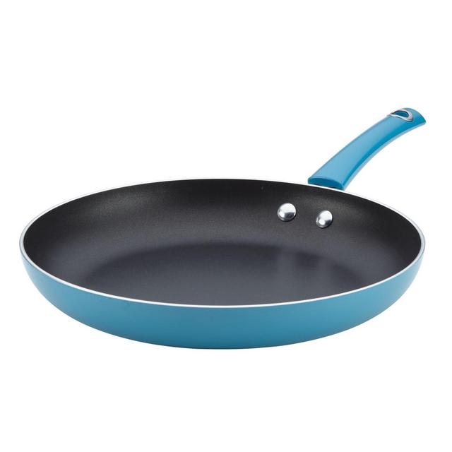 Rachael Ray™ Cityscapes Nonstick 12-Inch Porcelain Enamel Skillet in Turquoise