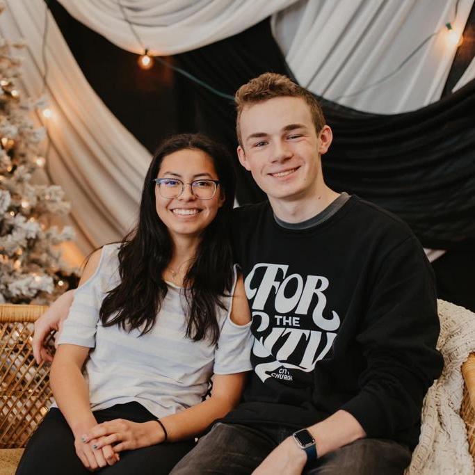 On a church date only 1 year into dating!