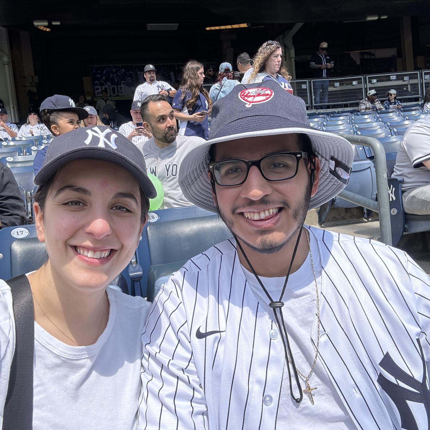 2024 - Joe and Julia attend Yankees game!