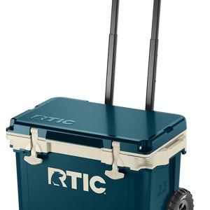 RTIC 22 QT Ultra-Light Wheeled Cooler with Handle, Hard Insulated Portable Ice Chest Box for Beach, Drink, Beverage, Camping, Picnic, Fishing, Boat, Barbecue
