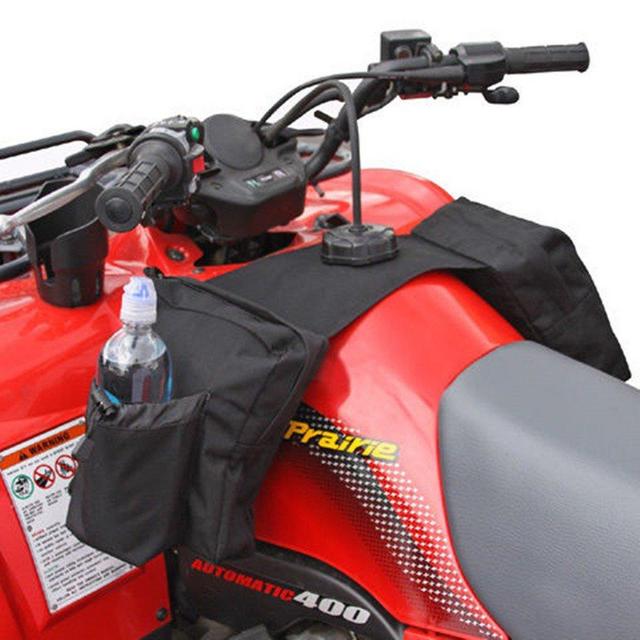 COCO Durable Universal Motorcycles Snowmobiles ATV Tank Top Saddle Bag Waterproof Phone Rack Bag Front Accessories Storage Pack Surrounded by 3 Large Zippered