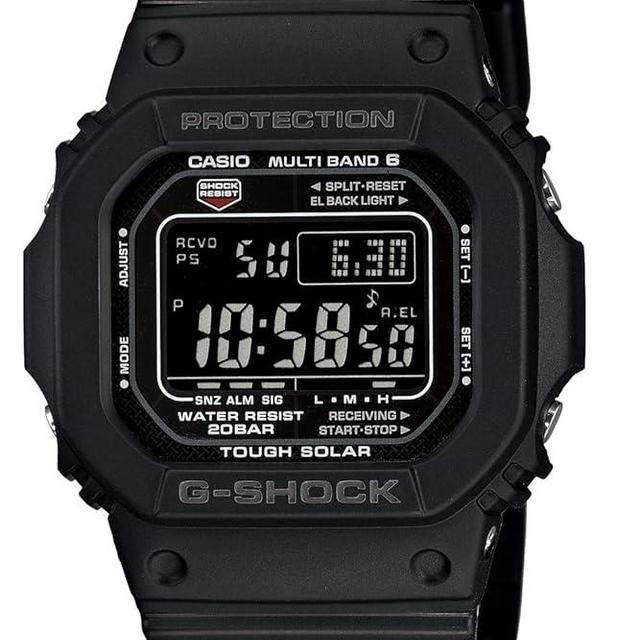 Casio Men's GW-M5610-1BJF G-Shock Solar Digital Multi Band 6 Black Watch