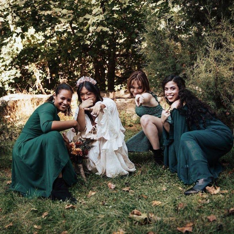 The leading ladies! Shama, Genevieve, Casey, and Gabrielle.