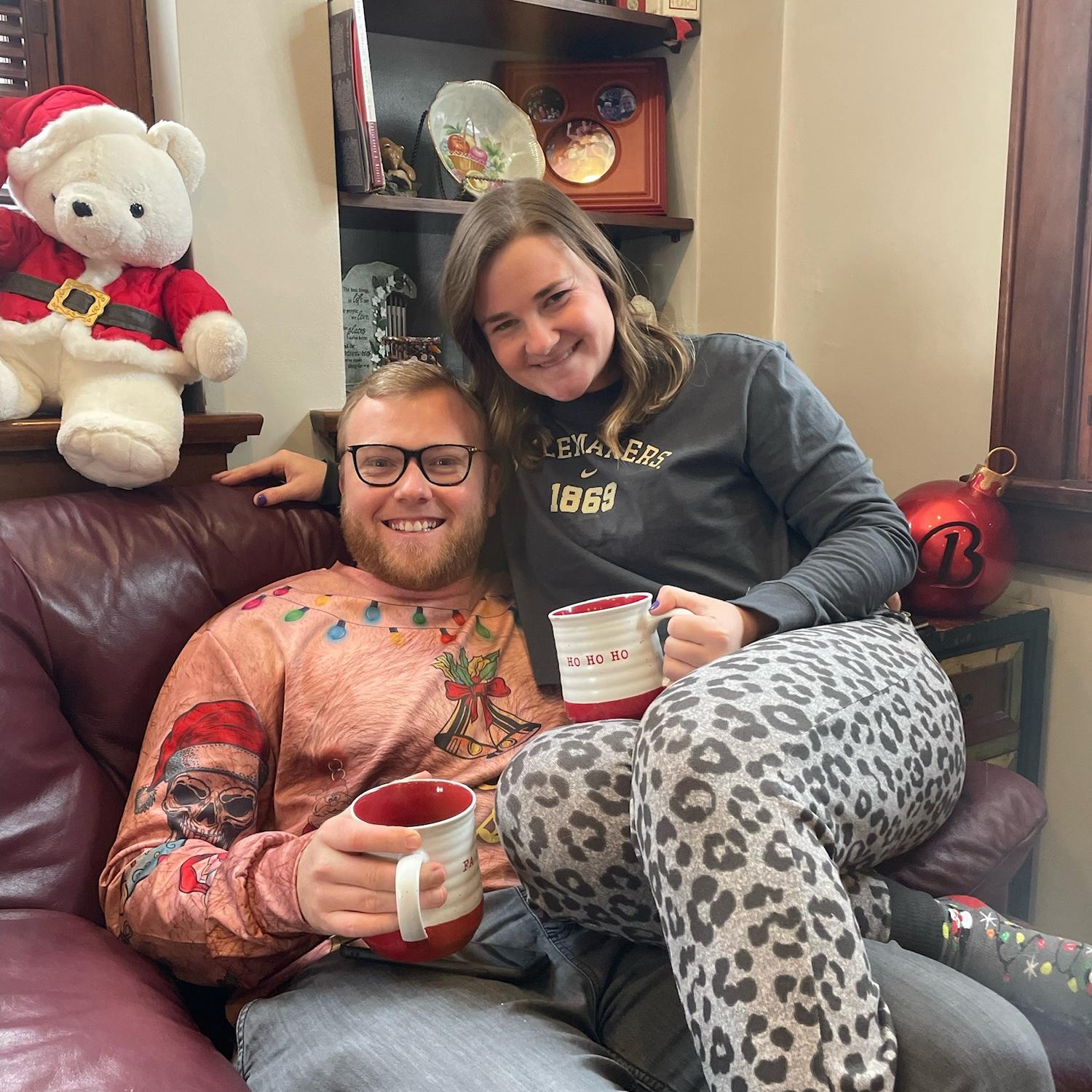 Our first true Christmas morning together!