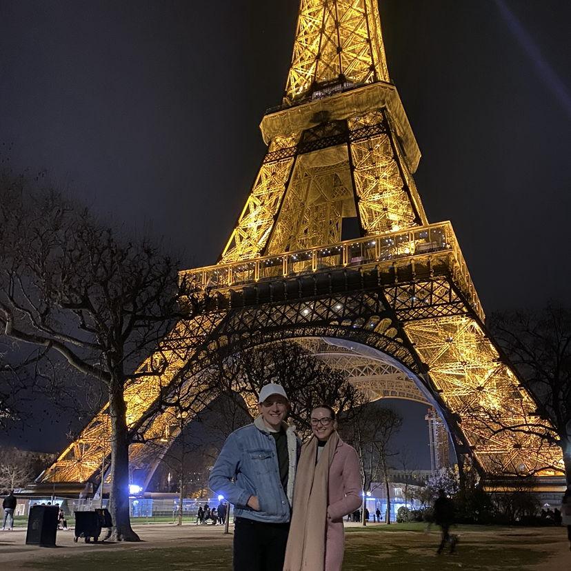 Our first international trip together in Paris, March 2023.