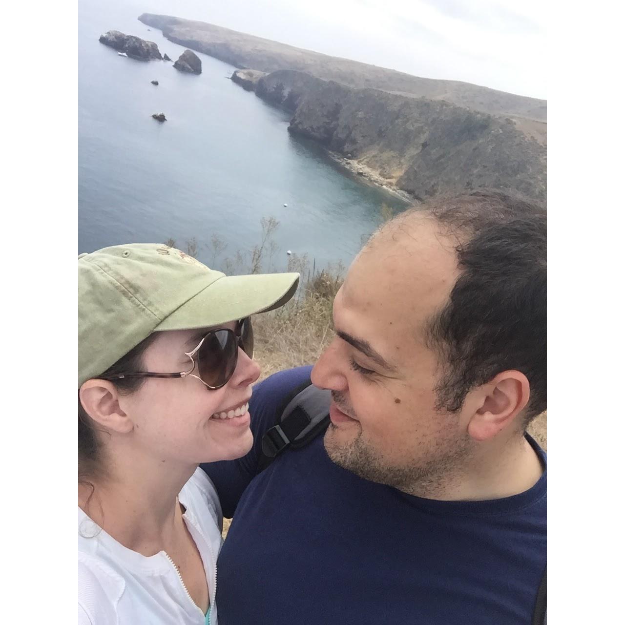 Hiking in the Channel Islands in California