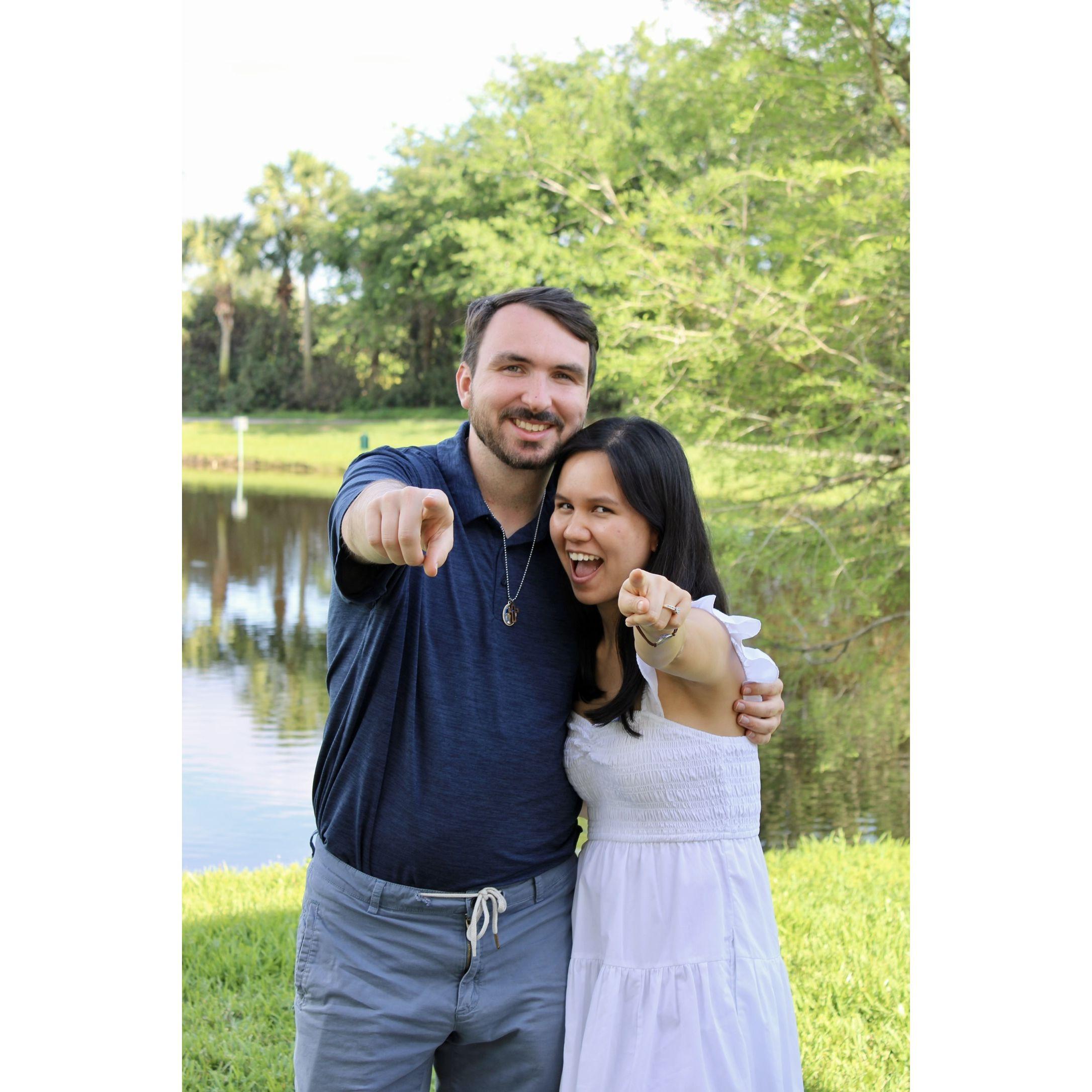 Pictures taken at Kristy and Alex's official engagment party.