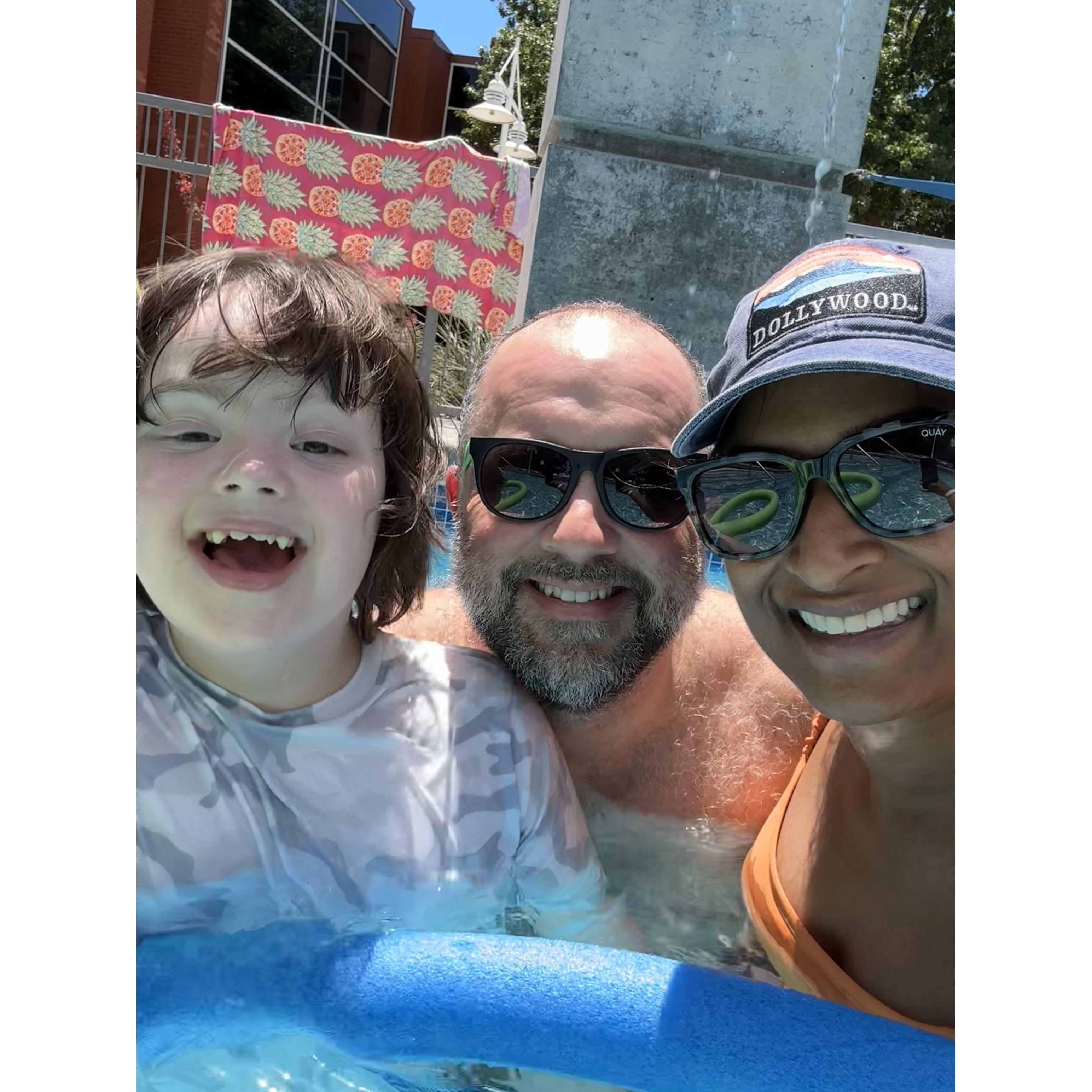 Summer fun with Wolfie