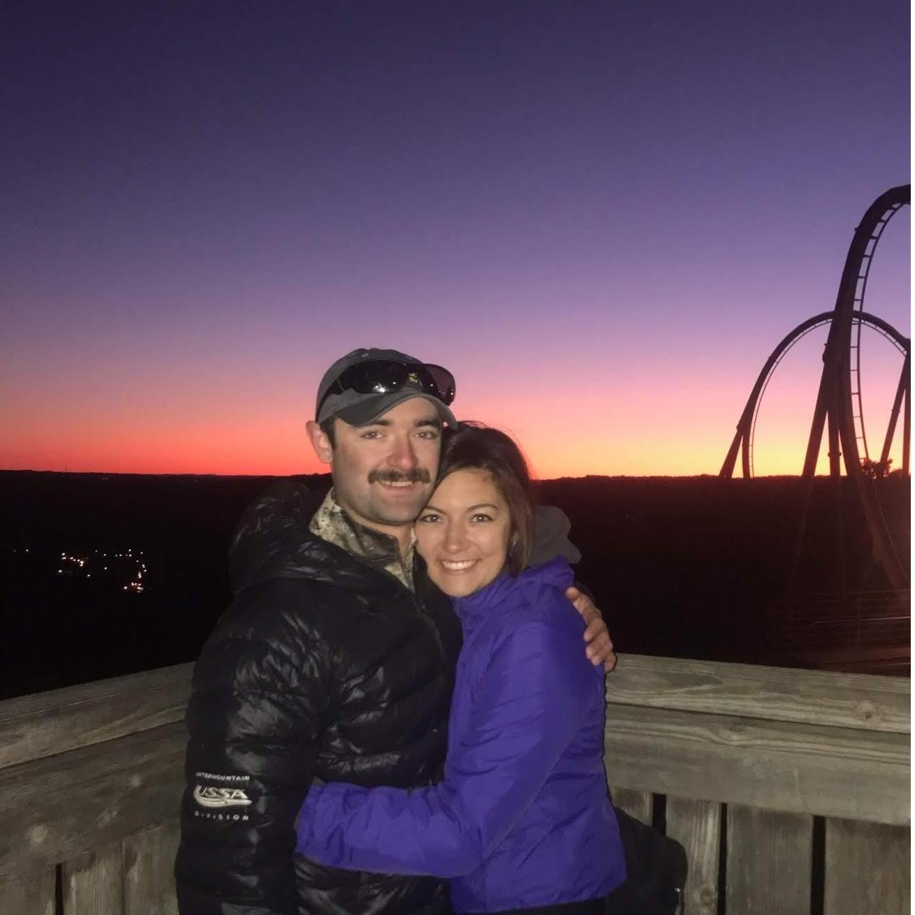 Nick's first trip to meet my family for my brother's wedding- made a stop at Silver Dollar City theme park in Branson, Missouri. Gorgeous sunset and such a fun filled week spent with family!