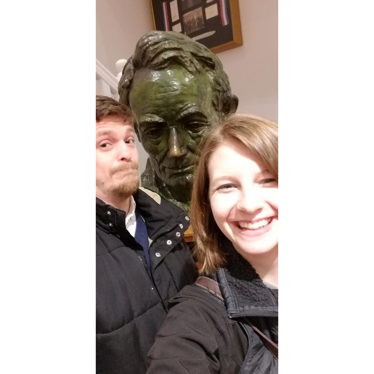 First Valentine's together - he took me to a play about an early female astronomer!