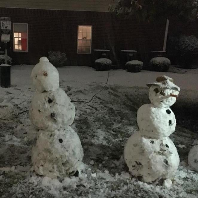 Texas got unprecedented snowfall this year and we got to enjoy it together.