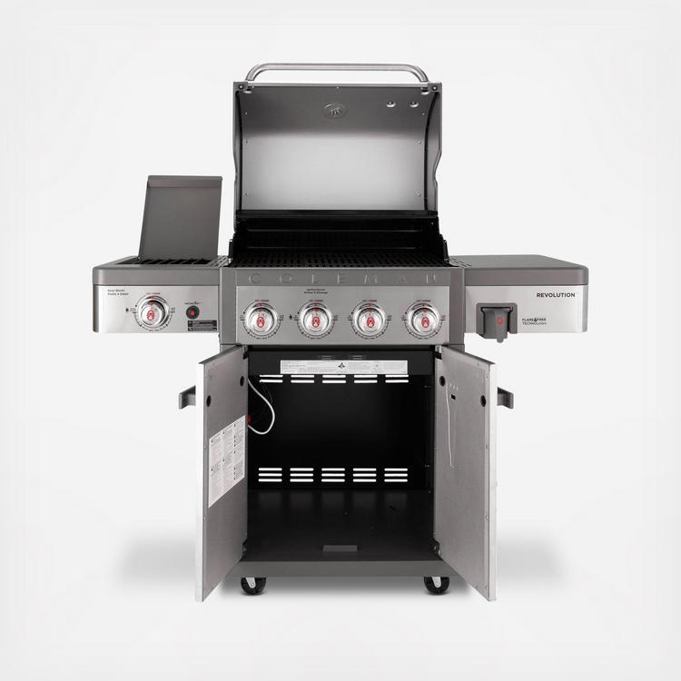 BBQ セットColeman CoolSider Stainless Grill Coleman Revolution 4 Burner/Side Burner BBQ Bundle – Coleman