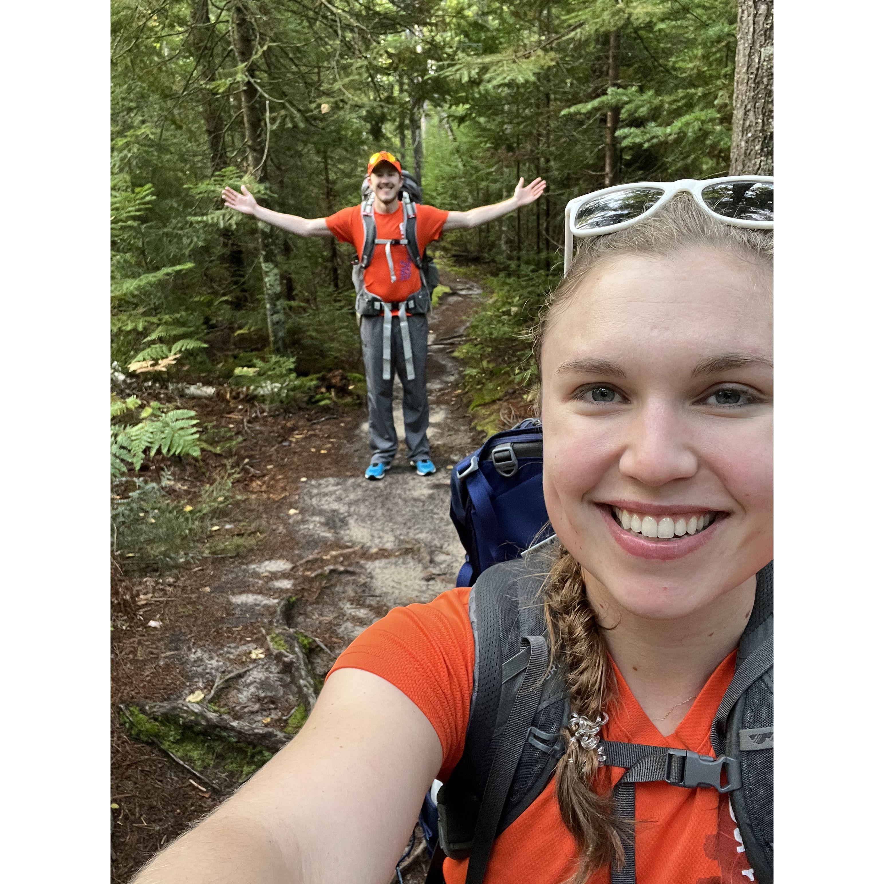 Backpacking Pictured Rocks in Michigan