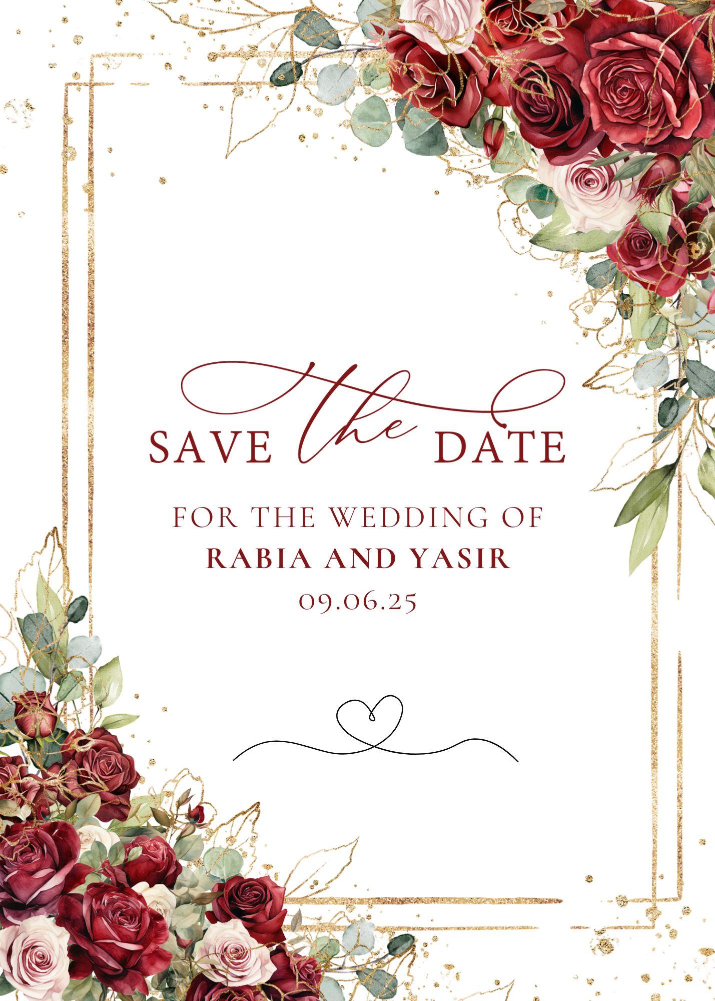 The Wedding Website of Rabia Yasin and Yasir Rafique