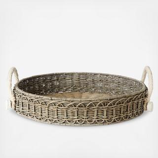 Waveney Wicker Round Tray