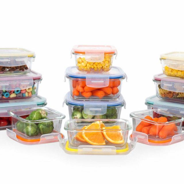 Eatman Glass Meal Prep 12 Container Food Storage Set