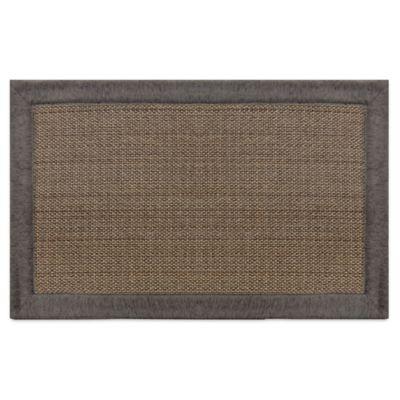 Home Dynamix Gentle Step 2-Foot 3-Inch x 3-Foot 9-Inch Memory Foam Washable Mat in Grey