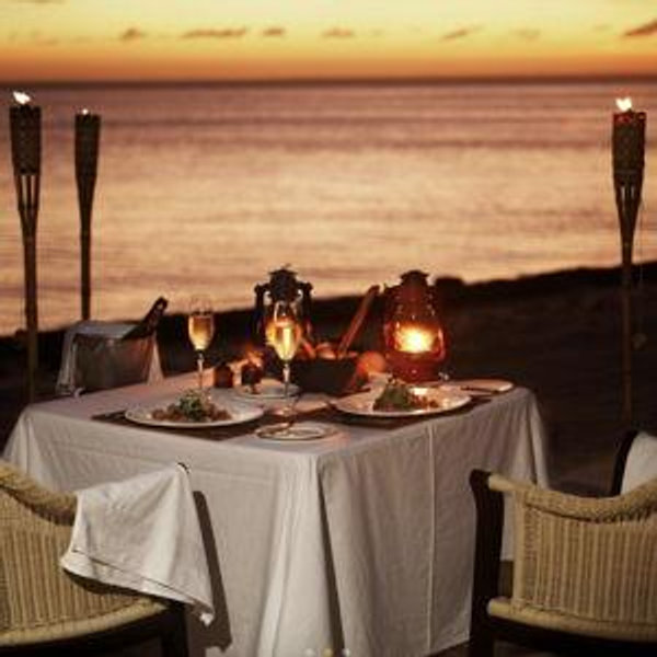 Romantic Dinner For Two on our Honeymoon