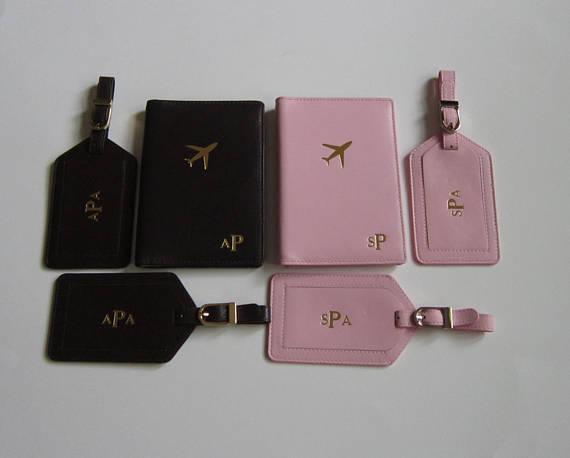 Passport Covers and Luggage Tags Set