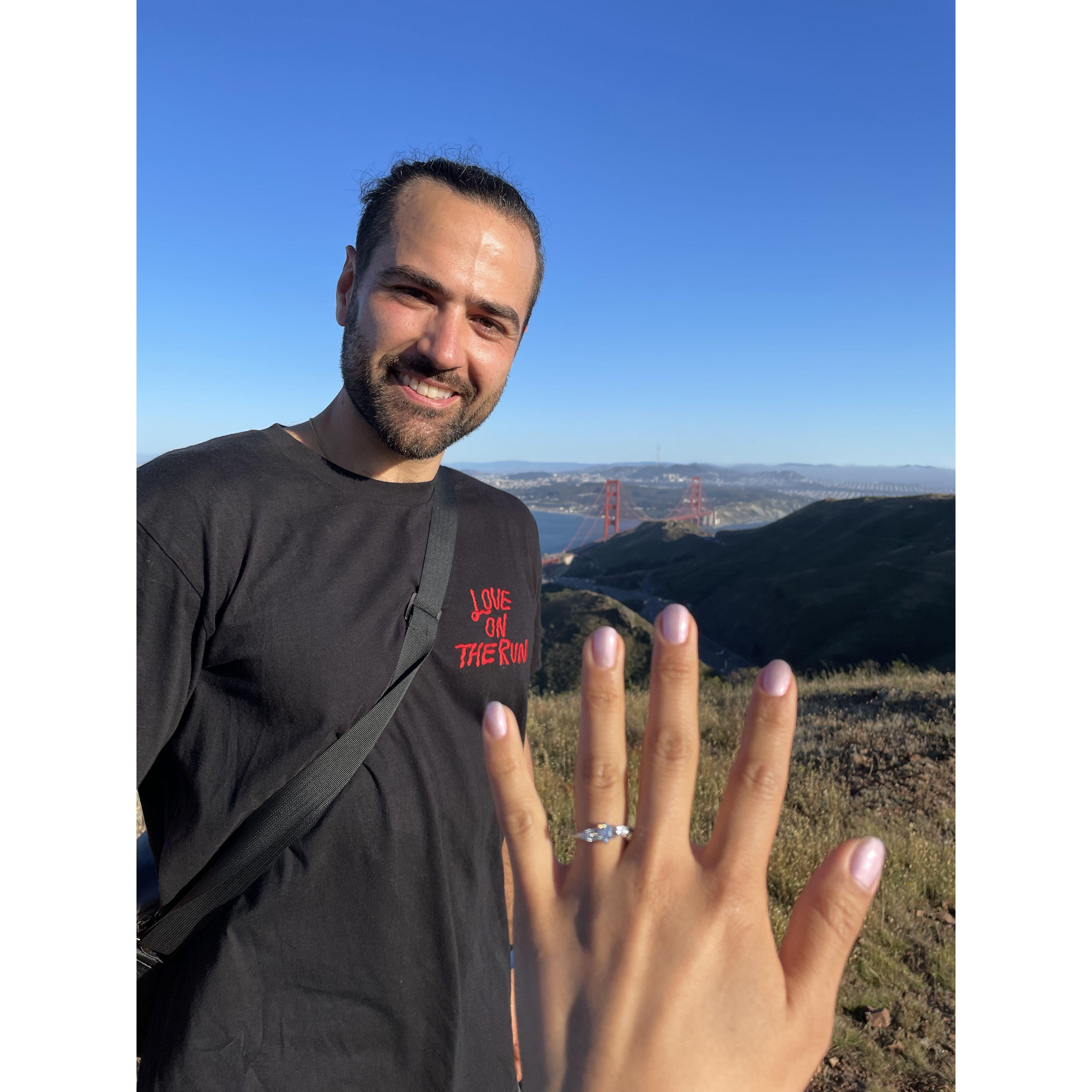 May 15, 2022: Just engaged!