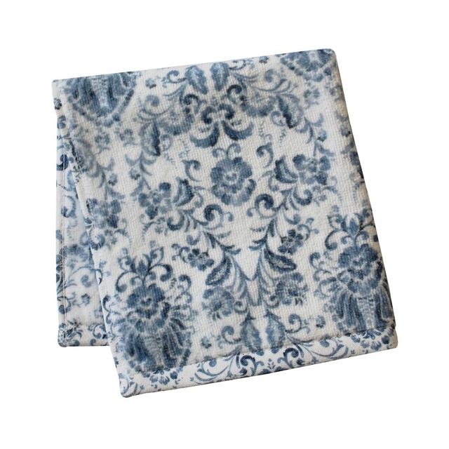 Hotel Collection Classic Painterly Damask 13" x 13" Wash Towel, Created for Macy's