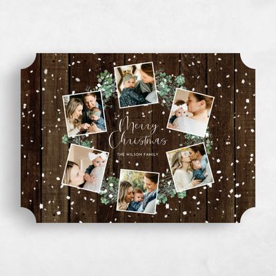 Brown Ticket Holiday Card - Oakes