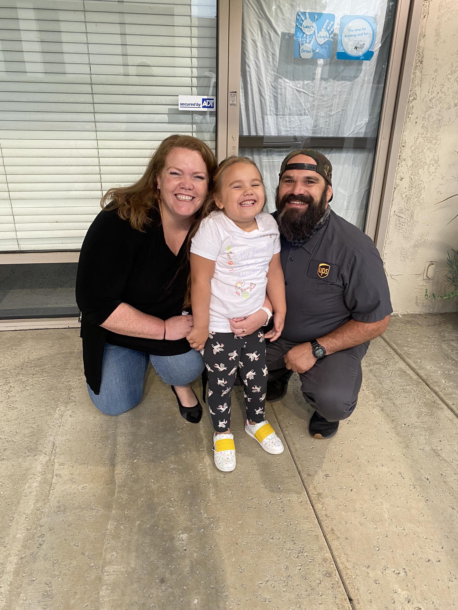 Lily’s first day of Kindergarten at her Daycare Sep 2020.