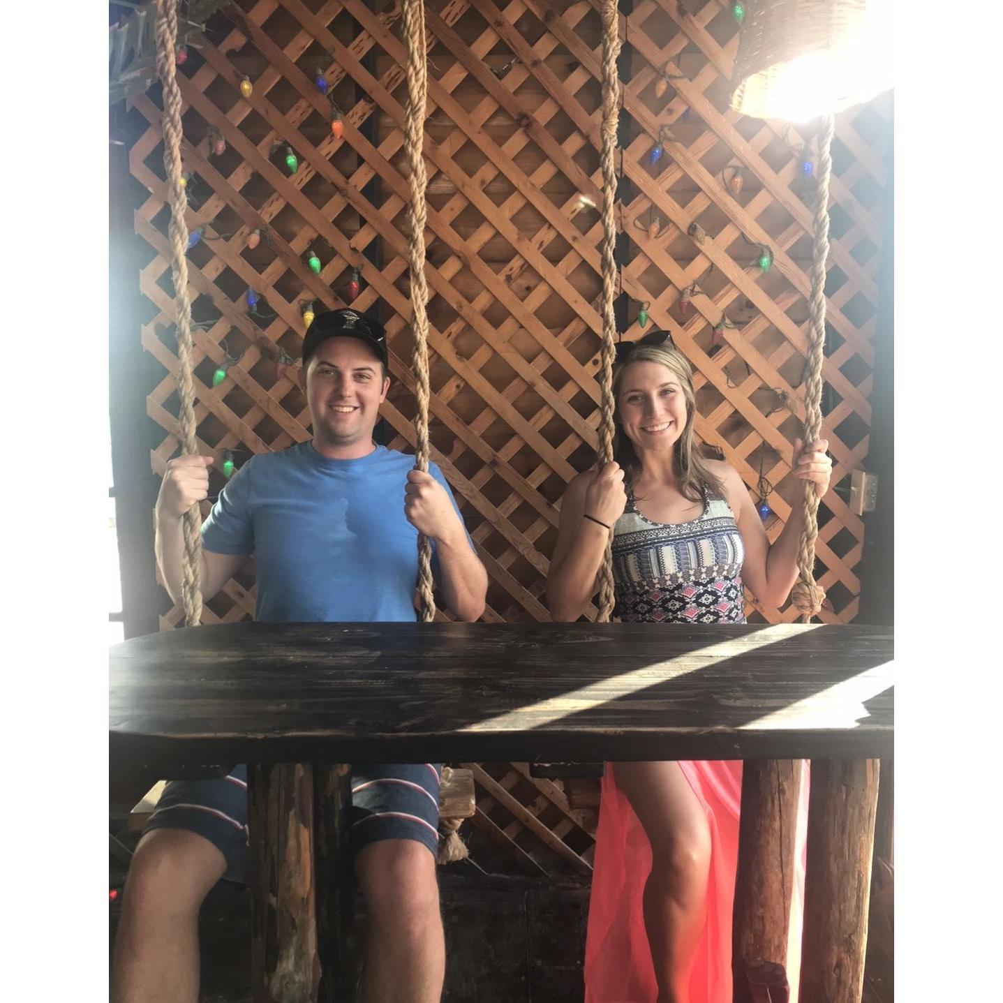 Our favorite places in Mexico have swings for chairs!