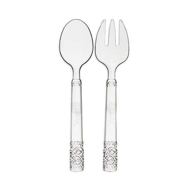 Juliska Le Panier Clear Acrylic Salad Servers, Set of 2