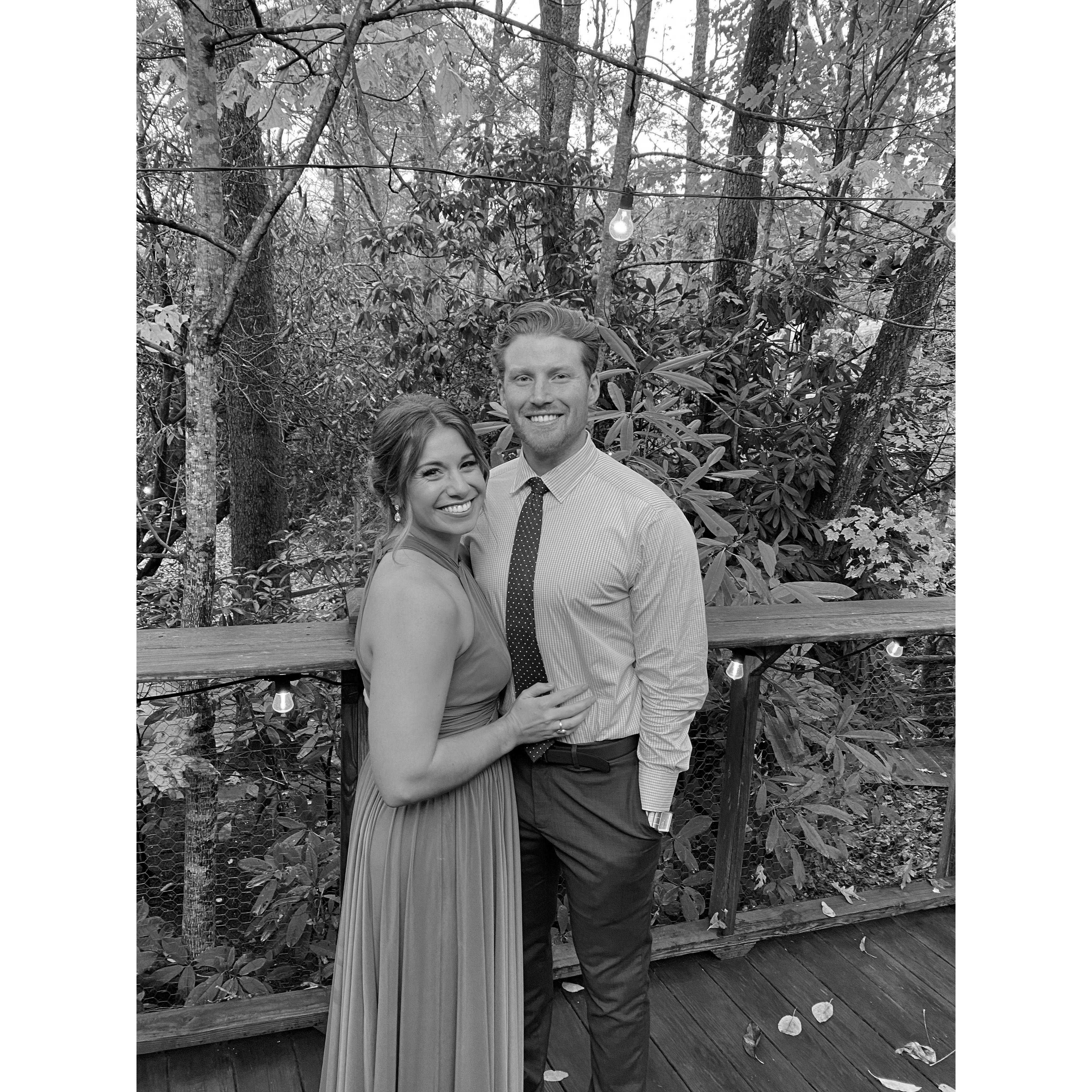 Allison's wedding.
Claire & Thomas