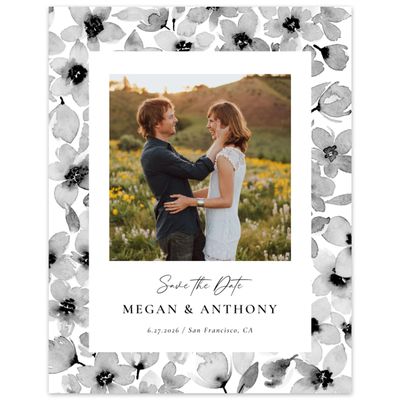 Grey Wedding Digital Save the Date - Shinya Photo