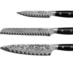 Compass Damascus 3-pc, Knife set
