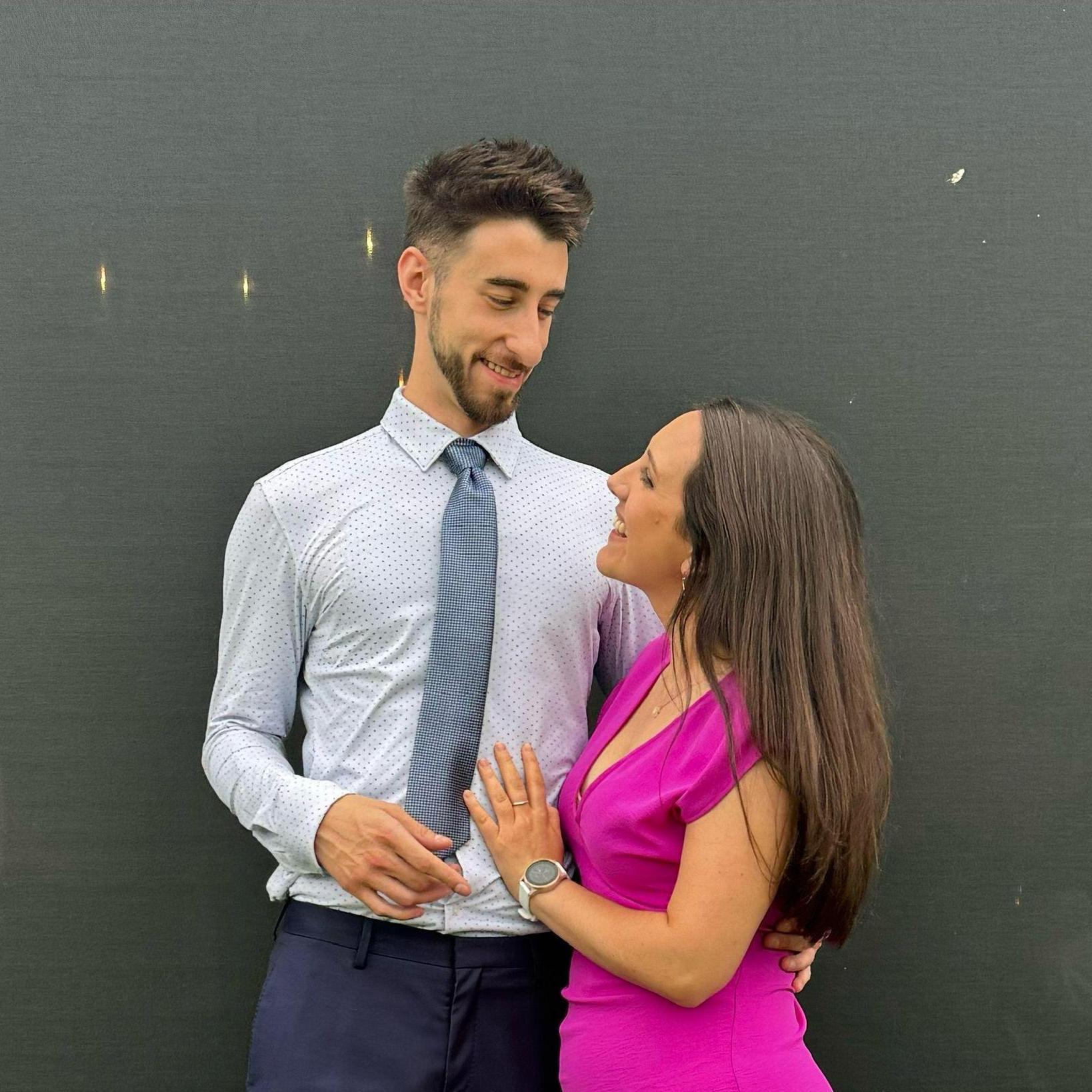 Our first time being each other's wedding dates :)