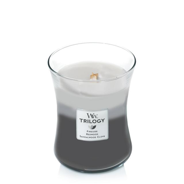 WoodWick, Medium Hourglass Candles | Warm Woods
